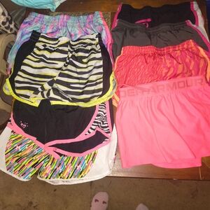 Under Armour Neon and Patterned Shorts Collection